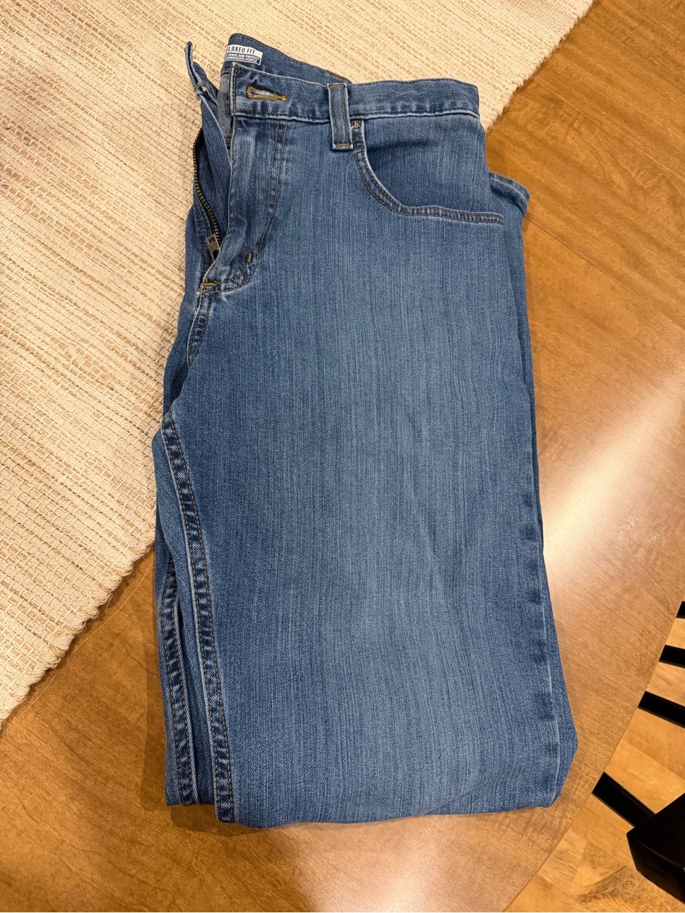 Carhartt Men's Straight Jeans in Mid Blue